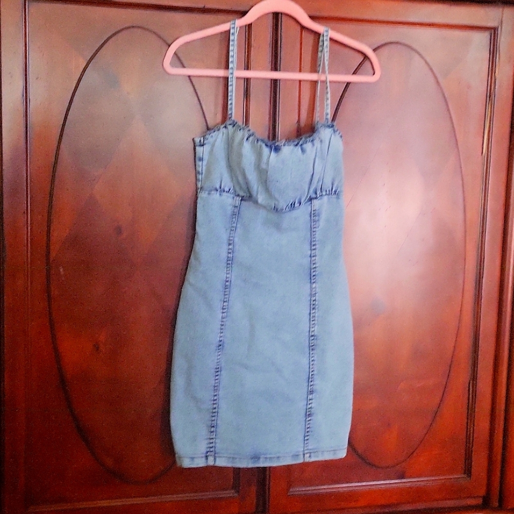 Divided Mini Denim dress